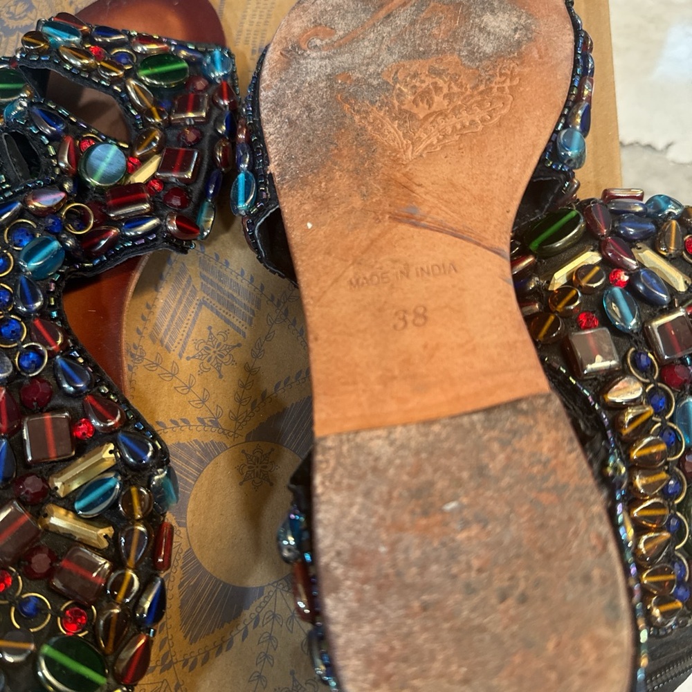 Free People Black Sandals Chic and Comfortable - Picture 4 of 4